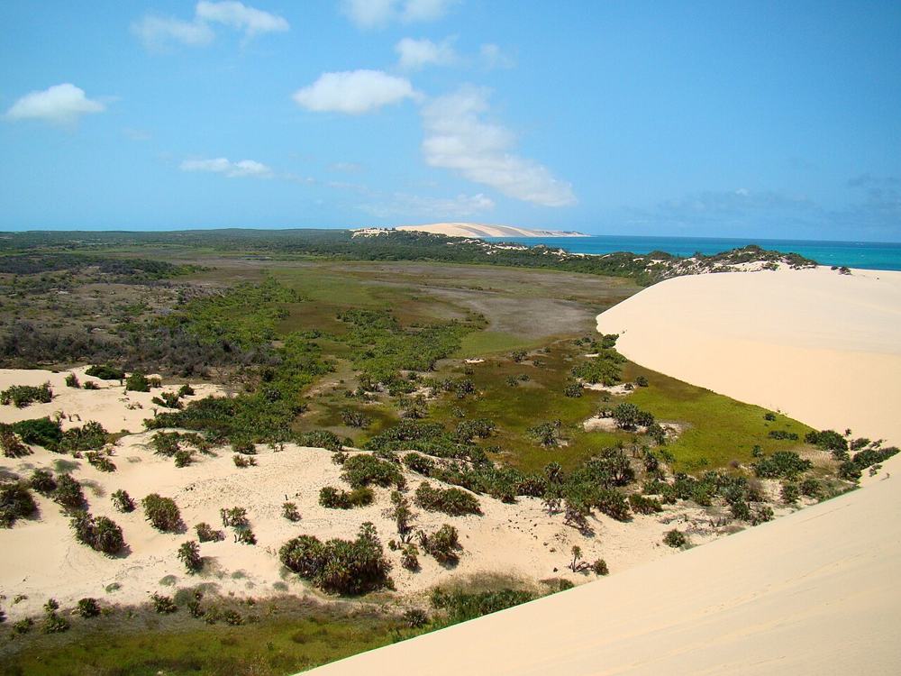 Le dune bianche dell’isola