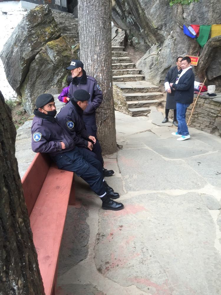 Una sosta sulla salita al Tiger’s Nest