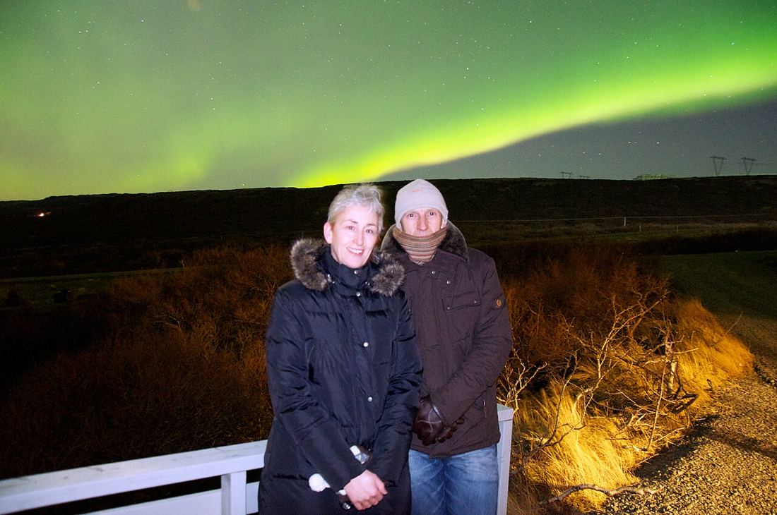 Noi due sotto l’aurora a Hella