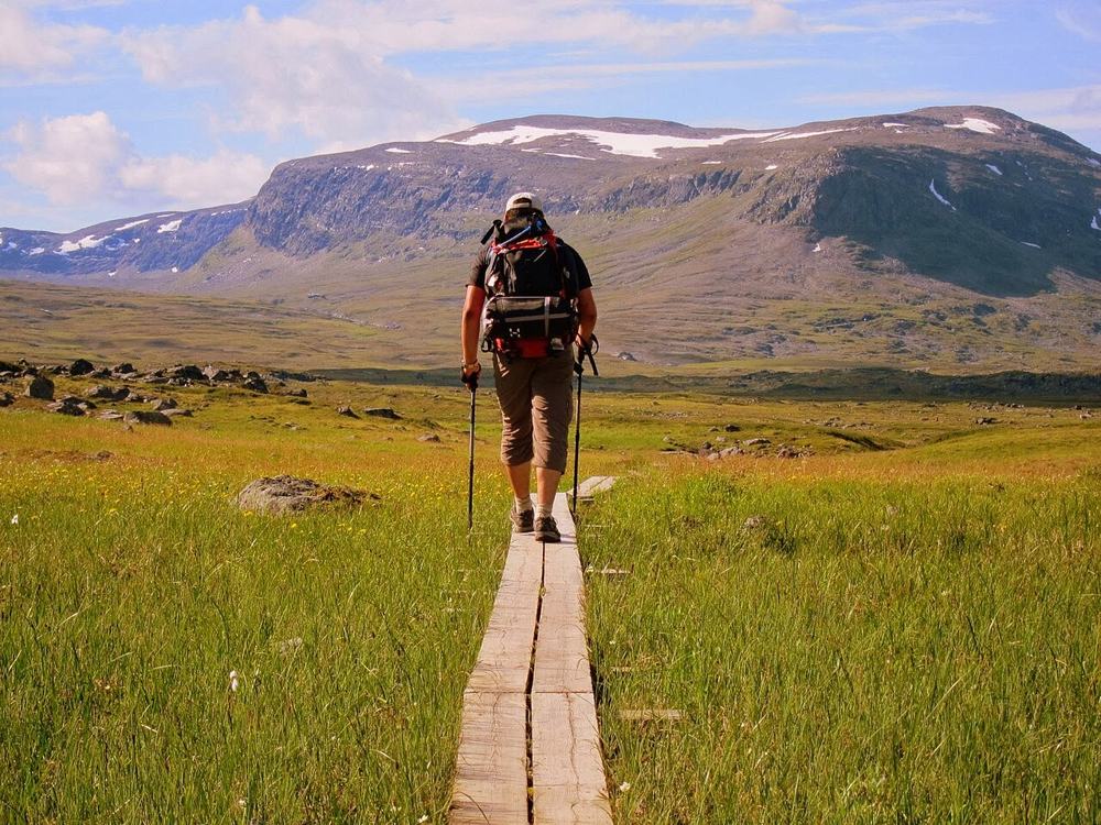 Le passerelle di legno sul Kungsleden