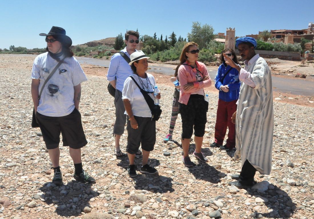 Il gruppo davanti ad Aït Ben Haddou
