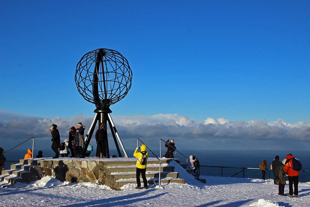Il mappamondo di Capo Nord
