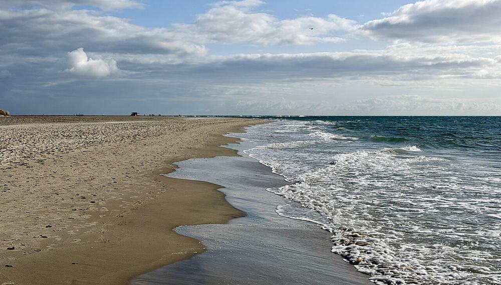 La spiaggia di Grenen verso la punta