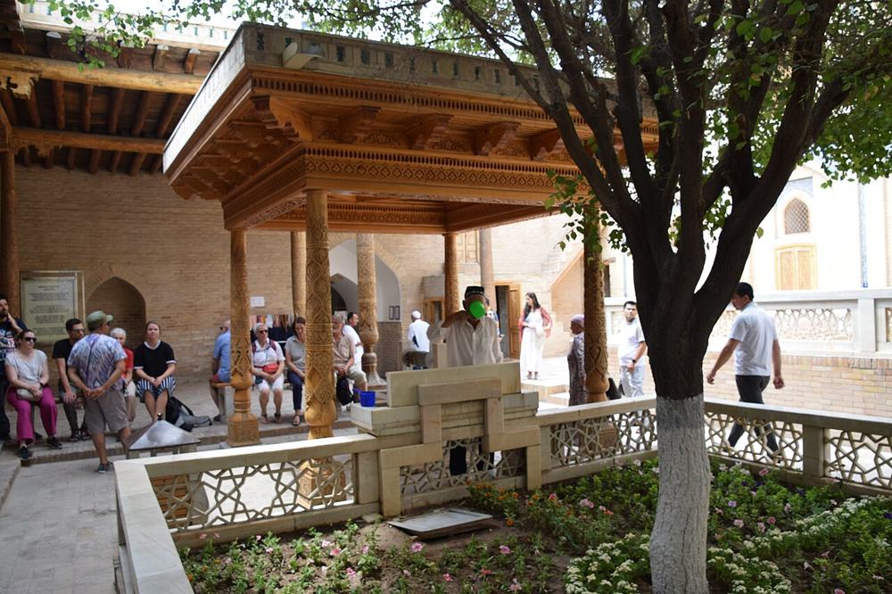 Il padiglione nel giardino di Khiva