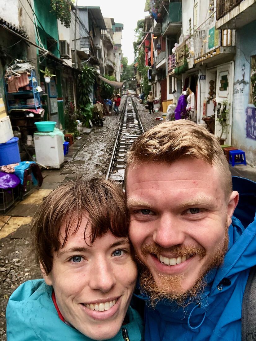 I nostri compagni di viaggio sulla via del treno di Hanoi